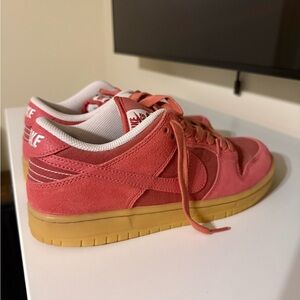 Nike Red and White Sneakers